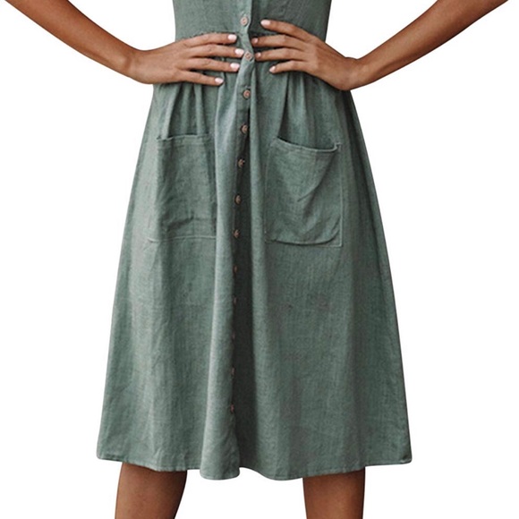 Button down dress - Picture 2 of 3